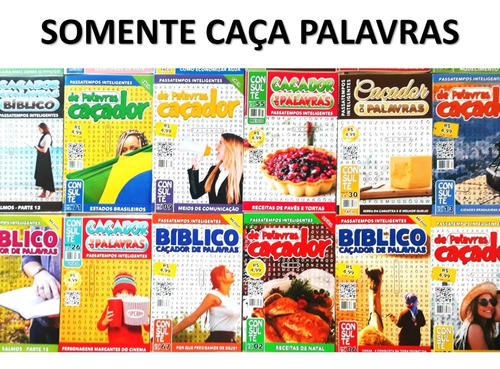 100 Revistas Caça Palavras Passatempos Atacado