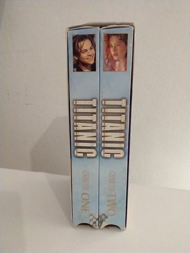 Película Vhs Titanic Original Antigua Colección 2 Cassetes (Usado)