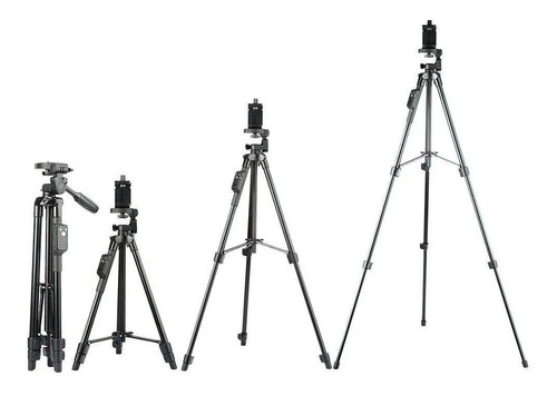 Trípode Profesional Cámaras + Soporte Compatible Celulares