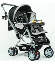 Comprar Carriola De Paseo Noni Rosa Con Chasis Color Plata 8 Ruedas Color Negro
