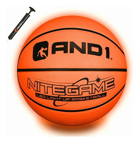 And1 Led Light Up Basketball (deflated W/pump Included):