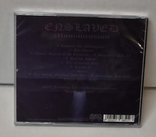 Enslaved - Monumension Cd Nuevo!! Versión del álbum Estándar