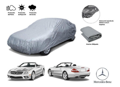 Funda Cubreauto Afelpada Mercedes Benz Clase Sl500 2012-2013