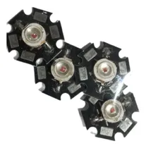 Comprar Pack 4 Led 3v 1w Electrónicos Azul Con Disipador