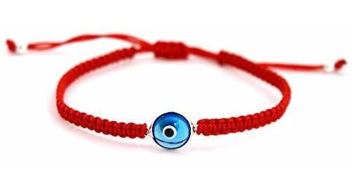 La Clásica Pulsera Con Dije De Ojo Malvado De Cristal Y Plat