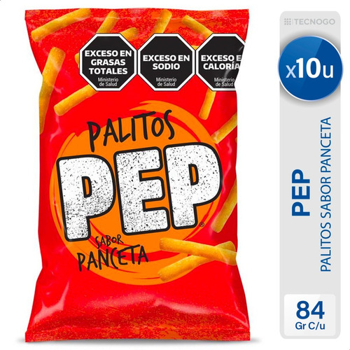 Snack Pep Palitos Salados Pack X10 Unidades - Mejor Precio