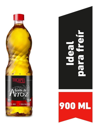 Imagen 1 de 3 de Aceite De Arroz Tucapel 900ml