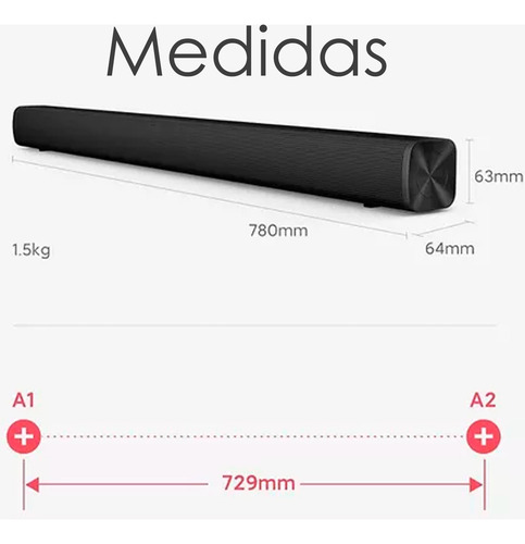 Barra De Sonido Xiaomi Soundbar 2.0 30w Parlante Bluetooth