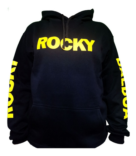 Sudadera / Hoodie Italian Stallion Rocky Balbo Black/yellow