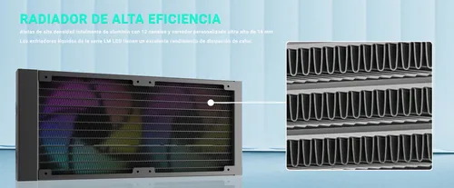 Refrigeración Liquida Raidmax Lm240 Pantalla Lcd