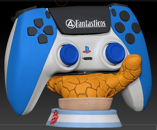 Archivo Stl Pochoclera Soporte Joystick 4 Fantástico Mole