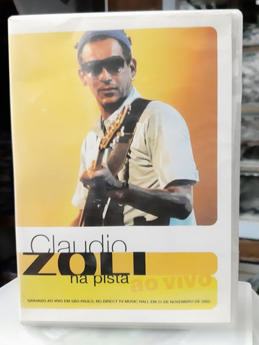 Dvd Original Claudio Zoli Na Pista Ao Vivo