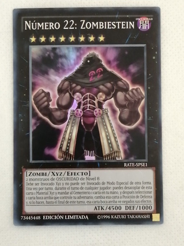 Super Xyz Yugioh Numero 22: Zombiestein (Usado)