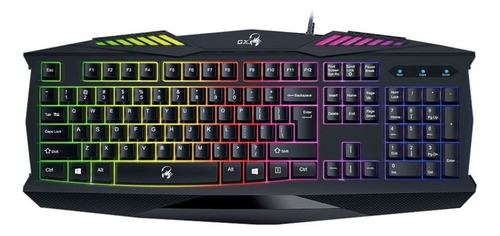 Teclado Gamer Genius Gx Scorpion K220 Retroiluminado Led