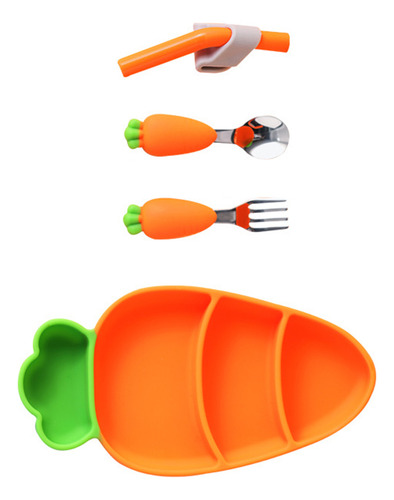 Modelado De Platos Con Forma De Zanahoria Para Niños