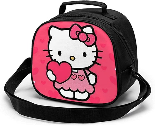 Bolsa De Almuerzo Para Niños, Red Hello Kitty 15
