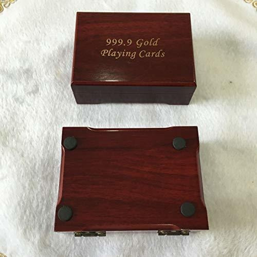 Baraja De Cartas De Póquer De Lujo De Oro De 24 Quilates