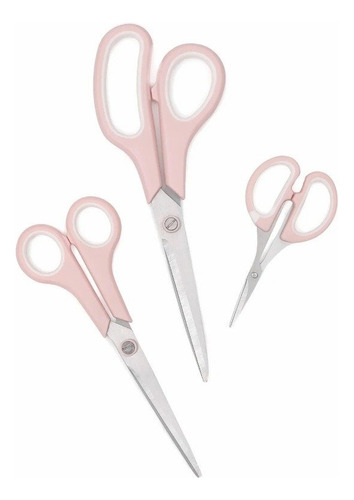 Tijera Ibicraft X3 Multiuso 21,5/16,5/10 Cm Precision Color Rosa