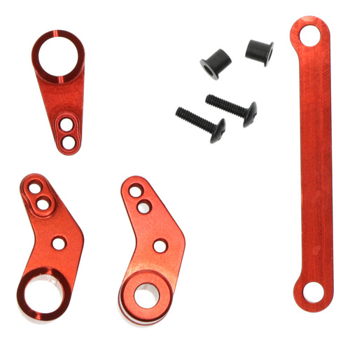Protector De Servo De Dirección De Coche Rc Rojo