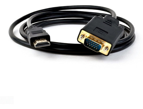 ¿cable Adaptador Xf Times Hdmi A Vga, Enchapado En Oro,...
