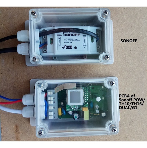 Imagen 3 de 7 de Caja Estanca Ip66 Original Para Domotica Sonoff