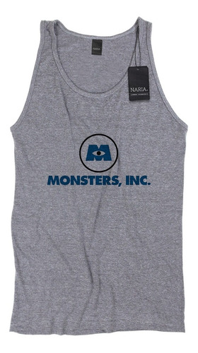 Musculosa Hombre Monsters Inc Dibujo Art Logo - Psinc3