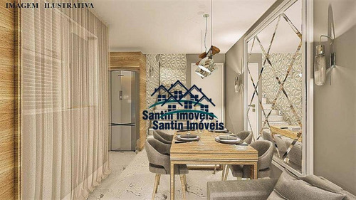 Cobertura Com 2 Dormitórios À Venda, 86 M² Por R$ 320.000,00 - Vila Junqueira - Santo André/sp - Co0461