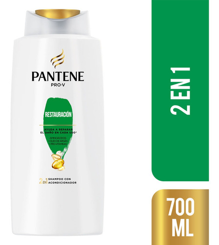 Shampoo Pantene Restauración 2 En 1 700ml