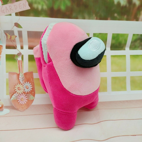 Imagen 7 de 10 de Juguete Among Us Peluche Reversible Astronauta Impostor Niño