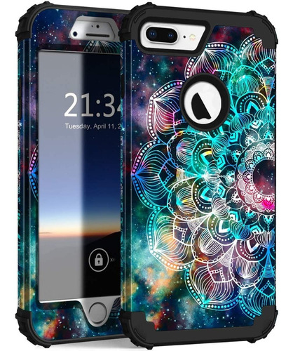 Funda Para iPhone 8 Plus, 7 Plus | Mandala Galaxia