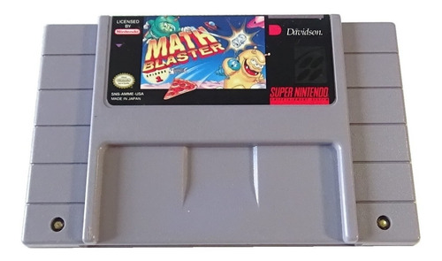 Math Blaster Episode One Juego Original Super Nintendo 1994