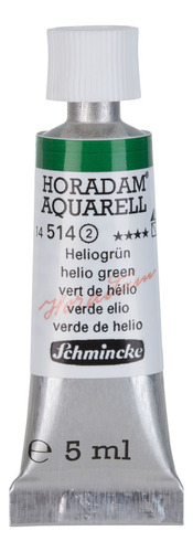 Aquarela Profissional Schmincke Horadam 5ml 514 Helio Green Cor Verde