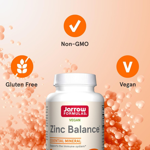 Zinc Balance Jarrow Formulas 100 Cápsulas