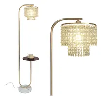 Comprar Hsyile Lmpara De Pie De Cristal De Arco Para Sala De Estar,