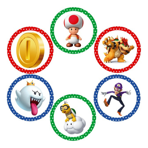 6 Obleas De Tamarindo Enchilado Mario Bros 2