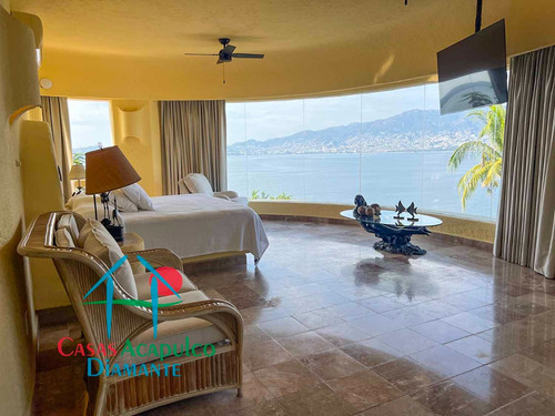 Cad Casa Capricho. Terraza Con Extraordinaria Vista A La Bahía De Acapulco