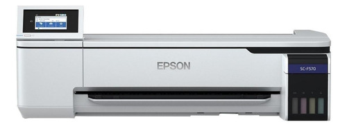 Impresora a color  simple función Epson SureColor F570 blanca y negra 100V/240V