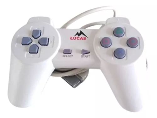 Controle Paralelo Com Fio PS1 Novo - Meu Game Favorito