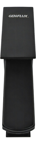 Monomando Para Lavabo Genflux Mmla165bka Cuello Alto Negro M Color Negro Mate