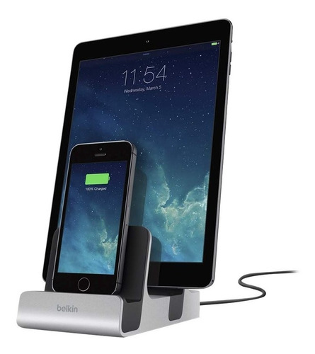 Estación Carga Doble Belkin Lightning Apple iPhone iPad