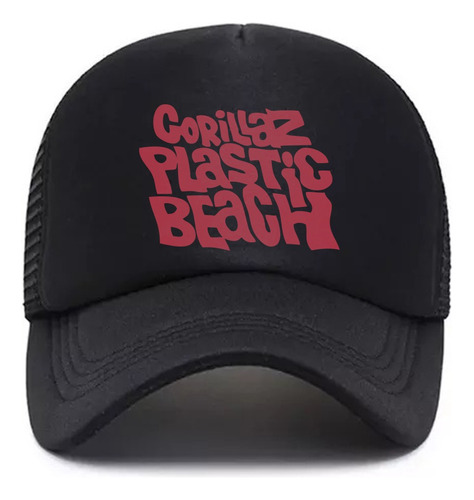 Gorra Trucker Cap Music Rock Pop Gorillaz Plastic Beach