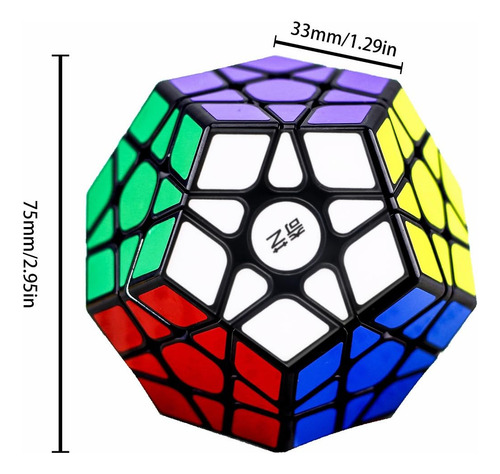 Cubo Megaminx Pentagonal Dodecaedro Juguete Rompecabezas