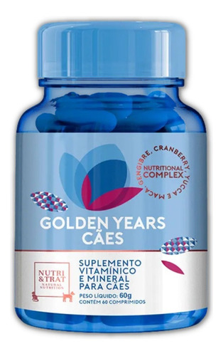 Golden Years Suplemento Vitamínico Para Cães Idosos Centagro