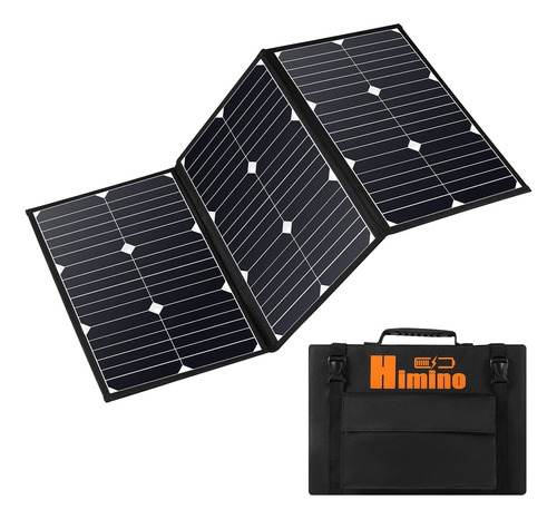 Himino - Kit De Cargador De Bateria De Panel Solar Plegable