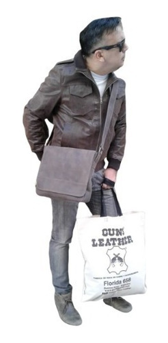 Campera Cuero Modelo Martin Envío Gratis!!! Guns Leather 