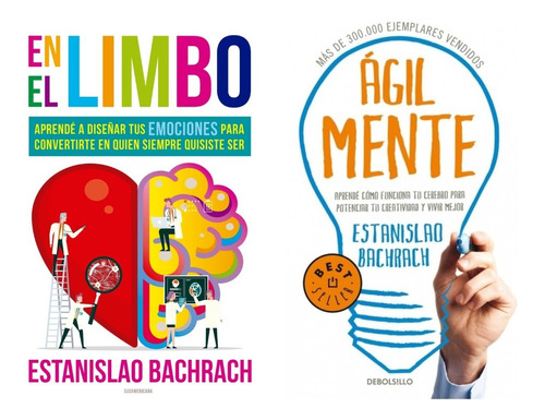 En El Limbo + Agilmente - Bachrach - 2 Libros Gde Y Bolsillo