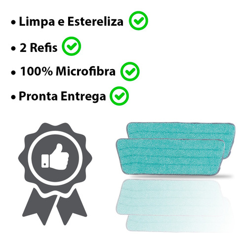 Imagem 4 de 6 de Refil P/ Spray Mop Com 2 Pecas Ud439