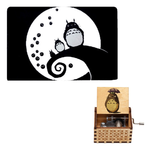 Combo Tapete Y Caja Musical Totoro - Regalo Colección