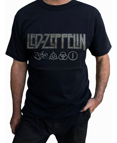 Remera De Led Zeppelin Logo