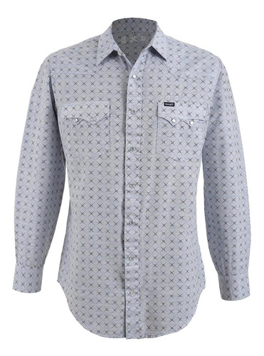 Camisa Vaquera Wrangler Hombre Manga Larga G11